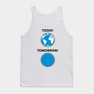 Today – Tomorrow / Globe (Climate Change / 3C) Tank Top